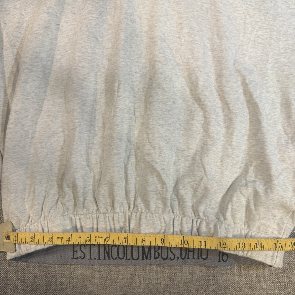 P'tula Women's XL Gray/Black Quarter Zip Hoodie - Est. in Columbus, Ohio '16 - Picture 10 of 11